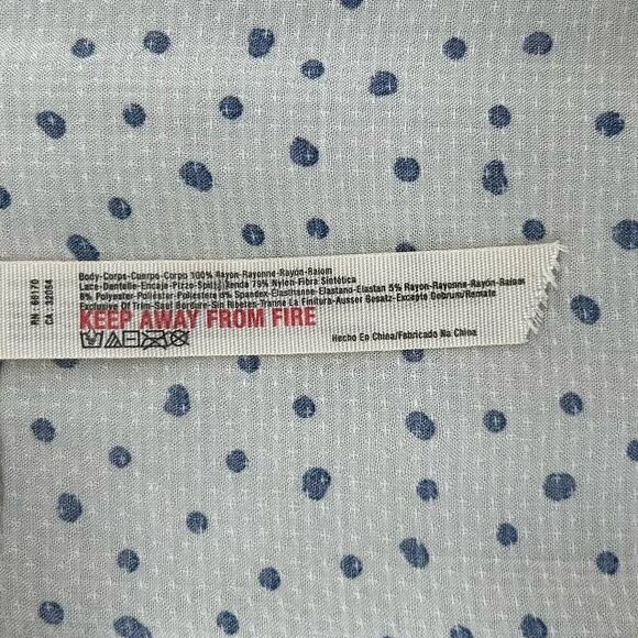 INTIMATELY FREE PEOPLE Makin Waves Bodysuit S Small Fairy Coquette Twee Dots - Picture 10 of 15